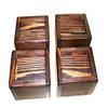 Steve's Gift Shoppe Bed Lifter Furniture Lifter for 2 x 4 Inch Furniture Legs - Set of Four (Stained Cedar, 1.5 Inch Lift) view 3