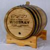 Personalized Engraved American White Oak Aging Barrels (5 Liter) - New Wood Barrels For Aging Whiskey, Bourbon, Wine, Scotch, Rum, & More | Personalized Design Template RHB155 view 1