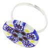 Glass Of Venice Murano Glass Millefiori Ring #6 view 2