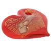 Glass Of Venice Murano Glass Tender Heart Pendant - Red and Gold view 3