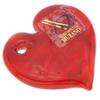 Glass Of Venice Murano Glass Tender Heart Pendant - Red and Gold view 4