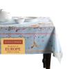 Maison d' Hermine Table Cloth Rectangle Table 100% Cotton 60 x 108 Inches Tablecloth Reusable Decorative for Dining Room Farmhouse Home Valentines Day Decorations Spring Summer - Ibiza - Blue view 1