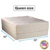 Dream Solutions USA Beverly Hills Firm Foam Eurotop (Pillowtop) Mattress Set with Mattress Protector Included - Fully Assembled, Orthopedic, Longlasting (Queen 60"x80"x13") view 2