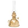 Oil Lamp - 9 Tall Lamp with Antique-Style Brass Body and Glass Chimney - Decorative Kerosene Lantern with Adjustable Wick - Oil Lamps for Indoor or Outdoor Use by Kings County Tools view 1