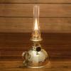 Oil Lamp - 9 Tall Lamp with Antique-Style Brass Body and Glass Chimney - Decorative Kerosene Lantern with Adjustable Wick - Oil Lamps for Indoor or Outdoor Use by Kings County Tools view 4