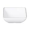 Elite Global Solutions SD75L-W Square Ramekin, 2 7/8" sq. x 1"h., Melamine, White w/Black Trim (Pack of 6) view 2