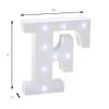 Stumps Wooden Vintage LED Marquee Letter F view 2