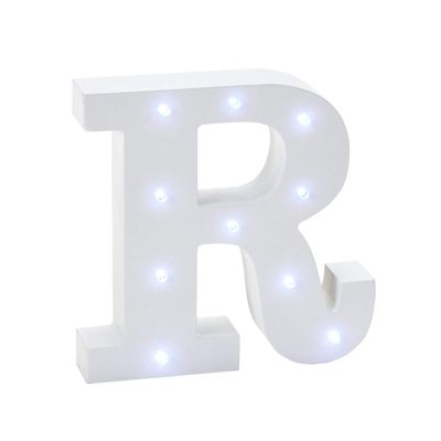 Stumps Wooden Vintage LED Marquee Letter R
