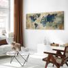artgeist Canvas Wall Art Print World Map 40x16 in - 5pcs Home Decor Framed Stretched Picture Photo Painting Artwork Image k-A-0415-b-m view 2