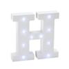 Stumps Wooden Vintage LED Marquee Letter H view 1