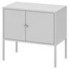 IKEA Lixhult Cabinet, Metal, Gray view 1