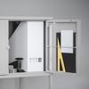 IKEA Lixhult Cabinet, Metal, Gray view 4