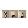 3D Effect Adhesive Stickers | Wall Decoration Sticker Statues Design  Trompe L'Oeil Bedroom and Living Room  Set of 3 Pieces 30 x 30 cm view 1