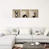 3D Effect Adhesive Stickers | Wall Decoration Sticker Statues Design  Trompe L'Oeil Bedroom and Living Room  Set of 3 Pieces 30 x 30 cm view 2