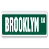 Brooklyn, NY Aluminum Street Sign NYC New York City Big | Indoor/Outdoor | 30" Wide view 1