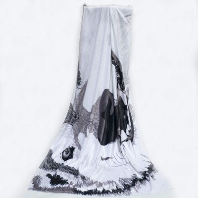 Fabric Textile Products Wolf Mircofleece Throw Blanket 50"x60"