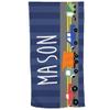 GiftsForYouNow Personalized Kid's Truck Beach Towel, Kids Beach Towel, Personalized Beach Towel, Boys Beach Towel, Kids Gift, Boys, Custom view 1