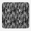 Ambesonne Black and White Bath Mat, Barcode Pattern Abstraction Vertical Stripes in Grayscale Colors, Plush Bathroom Decor Mat with Non Slip Backing, 30.2" x 20", Black Grey White view 1