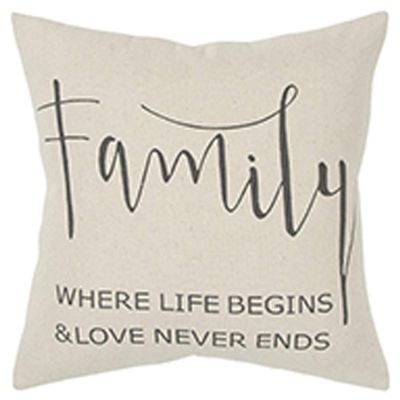 Rizzy Home "Family Pillow Cover