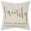 Rizzy Home "Family Pillow Cover view 1