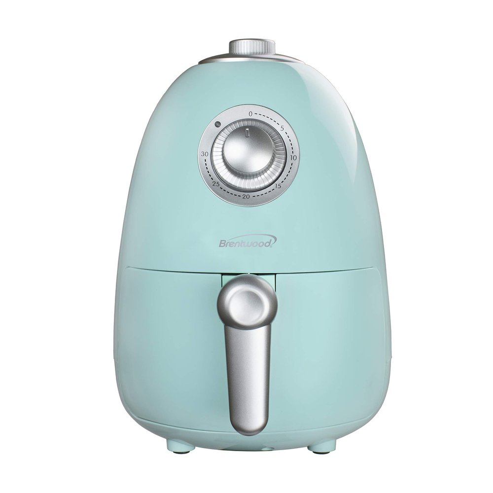 Brentwood AF-200BL 2 Quart Small Electric Air Fryer with Timer & Temp. Control, Blue