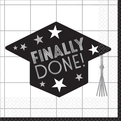 Stumps Graduation Grad Grid Luncheon Napkins Party Supplies Decorations