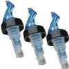 1/4 oz Blue (PP-CLD-FT-14B-3PK) Measured Liqour Pourer - Precision Pour Liquor & Wine Bottle Pour Spout - (3 Pk) 100% USA Made - Pour The Perfect Cocktail with Our No Leak Bottle Spouts, Size 0.25 oz view 1