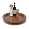18" Lazy Susan with Flared Lip Cherry Finish view 2