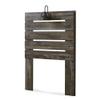 Signature Design by Ashley Drystan Rustic Panel Headboard ONLY with USB Charging Stations, Twin, Brown view 3