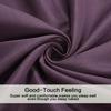 4 Piece Bed Sheet Set-1 Flat Sheet,1 Fitted Sheet and 2 Pillow Cases,100% Super Soft 400 TC Egyptian Cotton Upto 16" Deep Pockets(Full,Purple) view 4