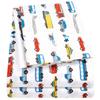 1500 Supreme Kids Bed Sheet Collection - Fun Colorful and Comfortable Boys and Girls Toddler Sheet Sets - Deep Pocket Wrinkle Free Soft and Cozy Bedding - Twin XL, Transportation view 1