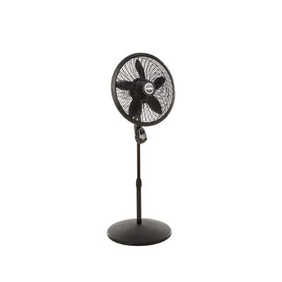 Lasko 18 in. Cyclone Pedestal Fan with Remote Control, Black