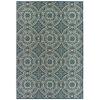 Oriental Weavers Latitude Indoor/Outdoor Rug - 609B3-3'3" x 5' - in Teal/Grey - Classic Casual Style, Water, Stain and Fade Resistant, Hose Clean, Patio, Outdoor Living Area Rug view 3