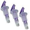 1/4 oz Purple (PP-14P-3PK) Measured Liqour Pourer - Precision Pour Liquor & Wine Bottle Pour Spout - (3 Pk) 100% USA Made - Pour The Perfect Cocktail with Our No Leak Bottle Spouts, Size 0.25 oz view 1