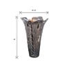 Decorative Aluminum Broken Flower Vase (DH3017) | Tall Metal Flower Container | Aluminum Flower Centerpiece for Home Decor,Wedding, Party, Decor Accent Flower Vase. view 3