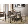 Acme Martha II Wood Counter Height Table in Weathered Gray view 2