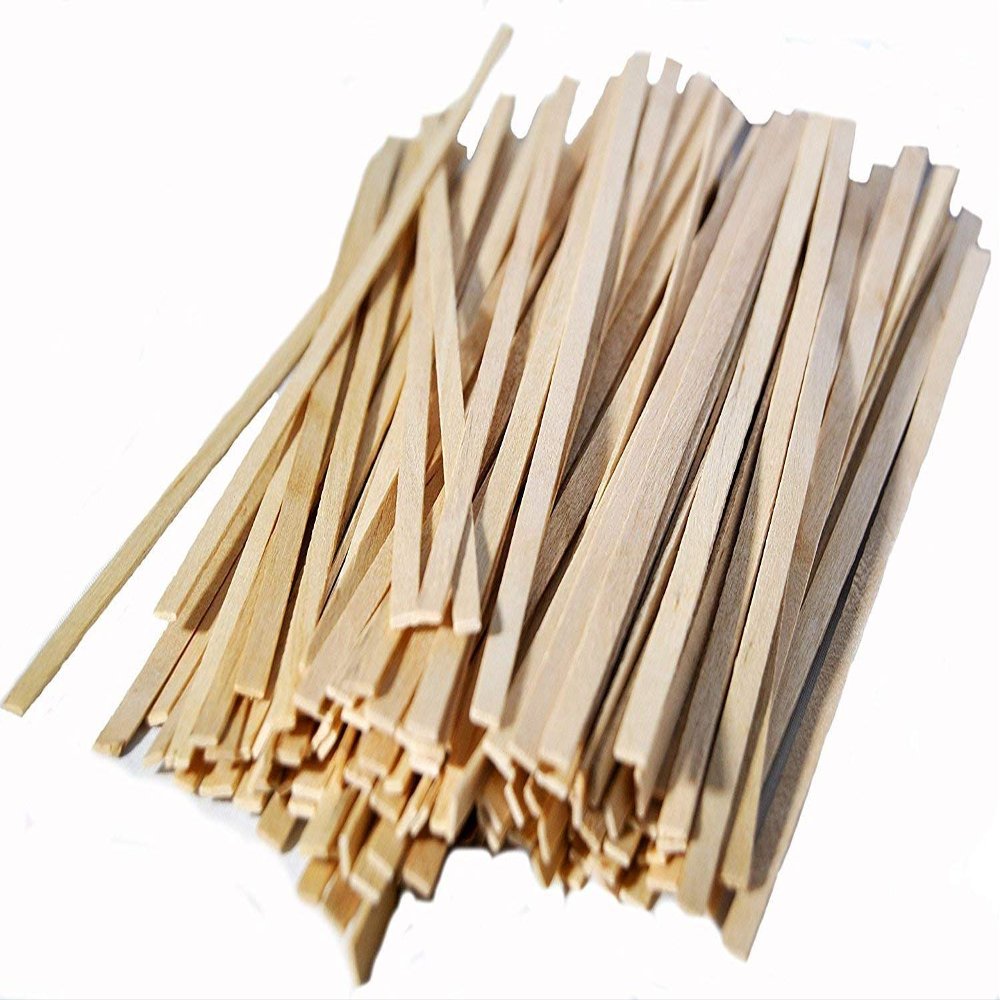 Bartovation Wood Splints Stirrer, 5.5 in x 5/32 in x 1/32 in, 500-Pack