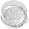 12" Round Flat Aluminum Foil Catering Tray w/Dome Lid - Disposable Cater Serving Pan (Pack of 10 Sets) view 1
