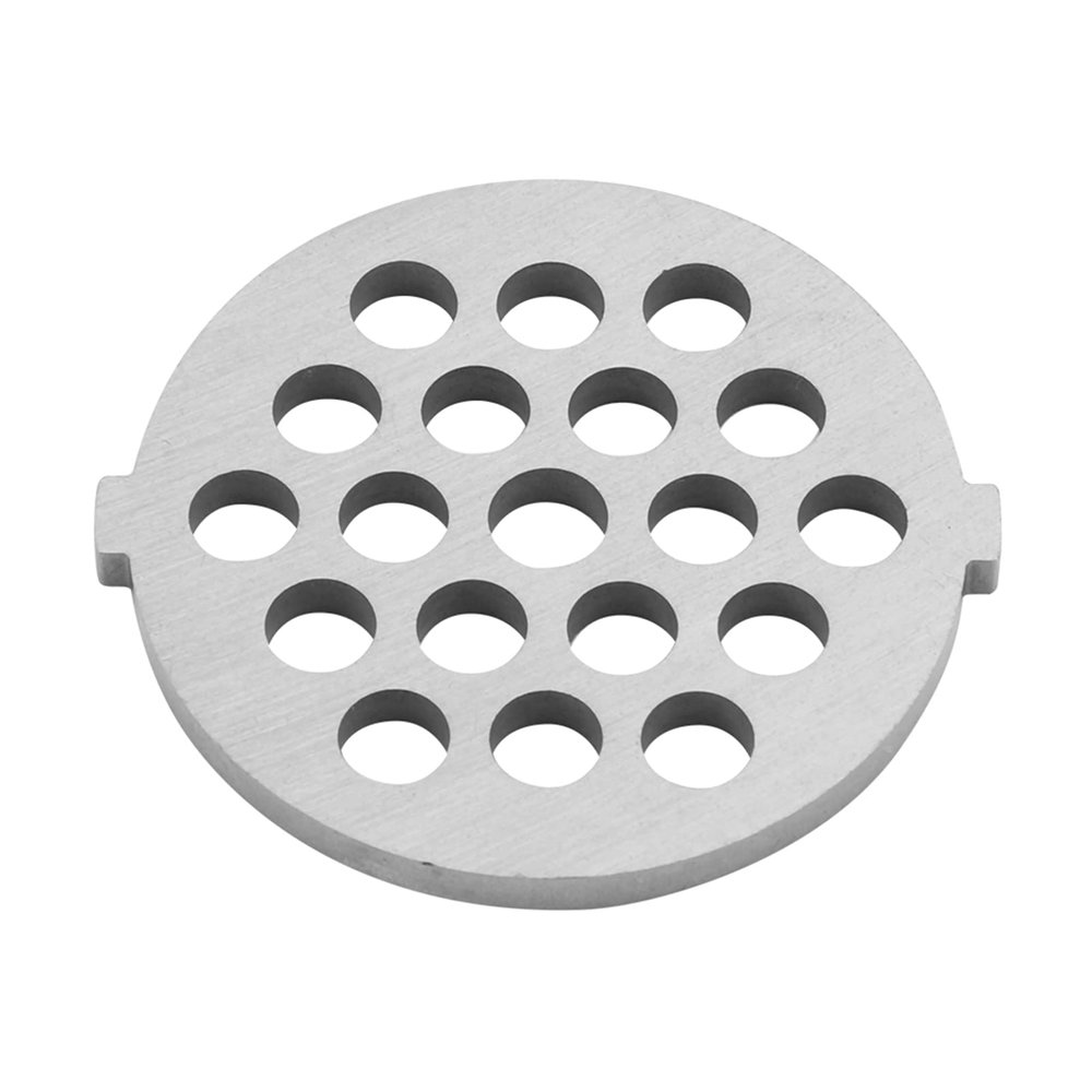 Meat Grinder Plate Replacement, Durable Alloy Grinding Disc with 5mm and 7mm Holes, Mincer Attachment for Home and Commercial Meat Processing