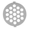 Meat Grinder Plate Replacement, Durable Alloy Grinding Disc with 5mm and 7mm Holes, Mincer Attachment for Home and Commercial Meat Processing view 2