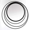 Accent Plus Three Ring Wall Mirror 29x29x1 view 1