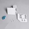 TRV Super Valve White Hayden Side Opening 110V Receptacle # 792095W view 1