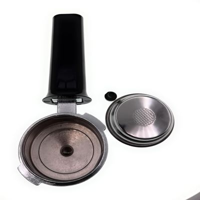 Gaggia Classic Portafilter Filterholder with double 14g. pressurized basket (21000491) & Spout