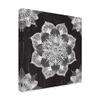Trademark Fine Art Mandala Morning V BW by Anne Tavoletti, 24x24 view 2