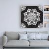 Trademark Fine Art Mandala Morning V BW by Anne Tavoletti, 24x24 view 3