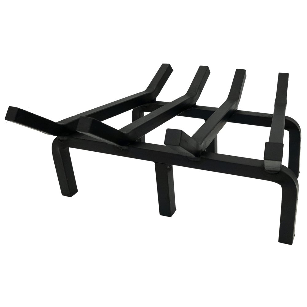 SteelFreak Super Heavy Duty Steel Fireplace Grate - Made in The USA (15 Inch)