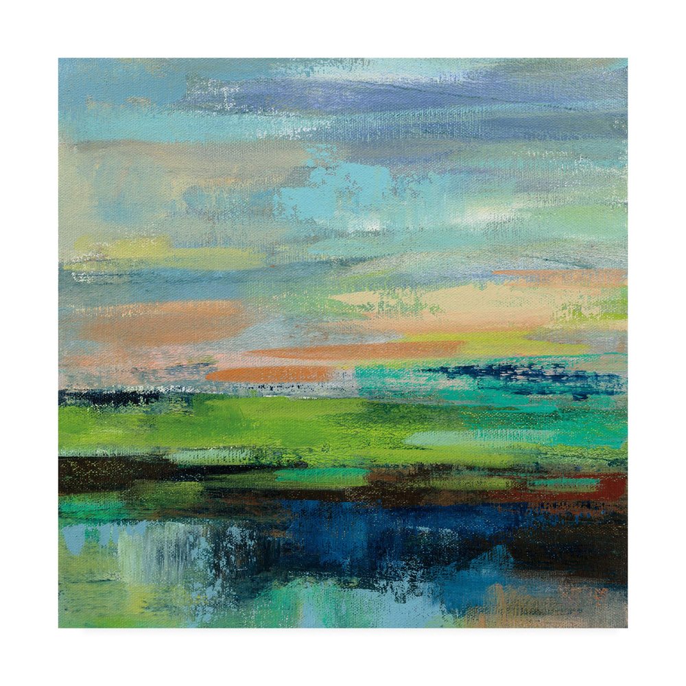 Trademark Fine Art Delmar Sunset II by Silvia Vassileva, 24x24