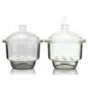 KimLab 240mm / 9.5" Lab Glass Vacuum Desiccator with Porcelain Plate, Ground Glass Stopcock view 4