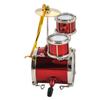 Broadway Gifts Co Red Junior Drum Set 4 inch Wood and Brass Hanging Ornament view 4