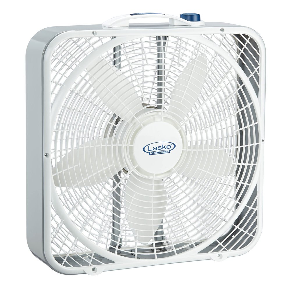 Lasko - 20" Weather-Shield Performance Box Fan, 3-Speed (3720)